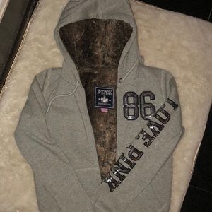 Victoria Secret Sweatshirt (fake fur )